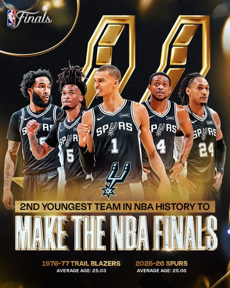 星空体育下载-NBA官方：马刺成历史第二年轻总决赛球队，向第六冠发起冲击